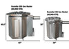 Scandia 40K BTU Gas Sauna Heater - Liquid Propane - Standing Pilot - Horizontal