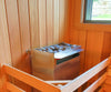 Scandia Electric Ultra Sauna Heater - Small (3.0-4.5KW) - 4.5 KW - 240V - 1P - 60 Min - Thermostat on Control Box