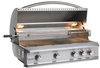 BLAZE Professional 44-Inch 4 Burner Built-In Gas Grill With Rear Infrared Burner
